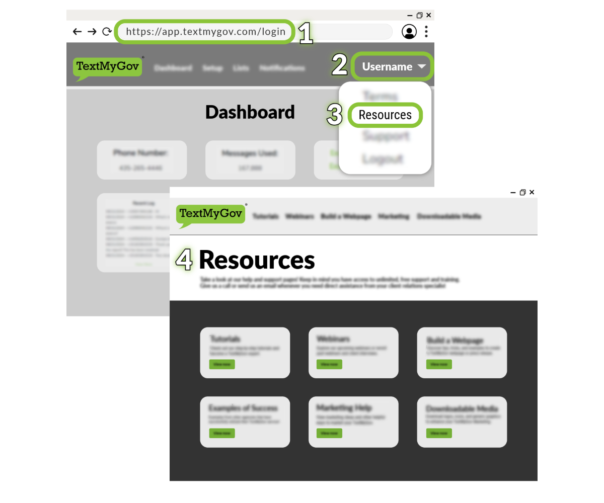 Resources Page Access
