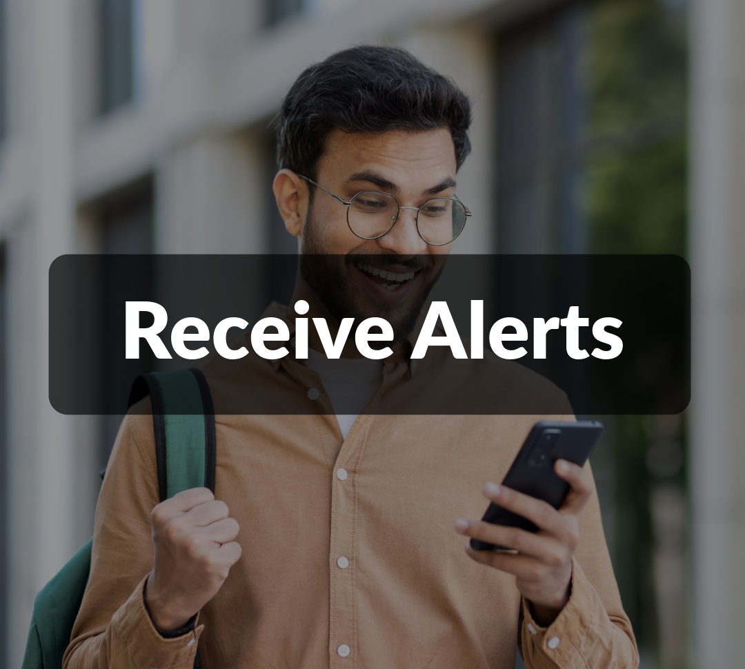 Receive Alerts