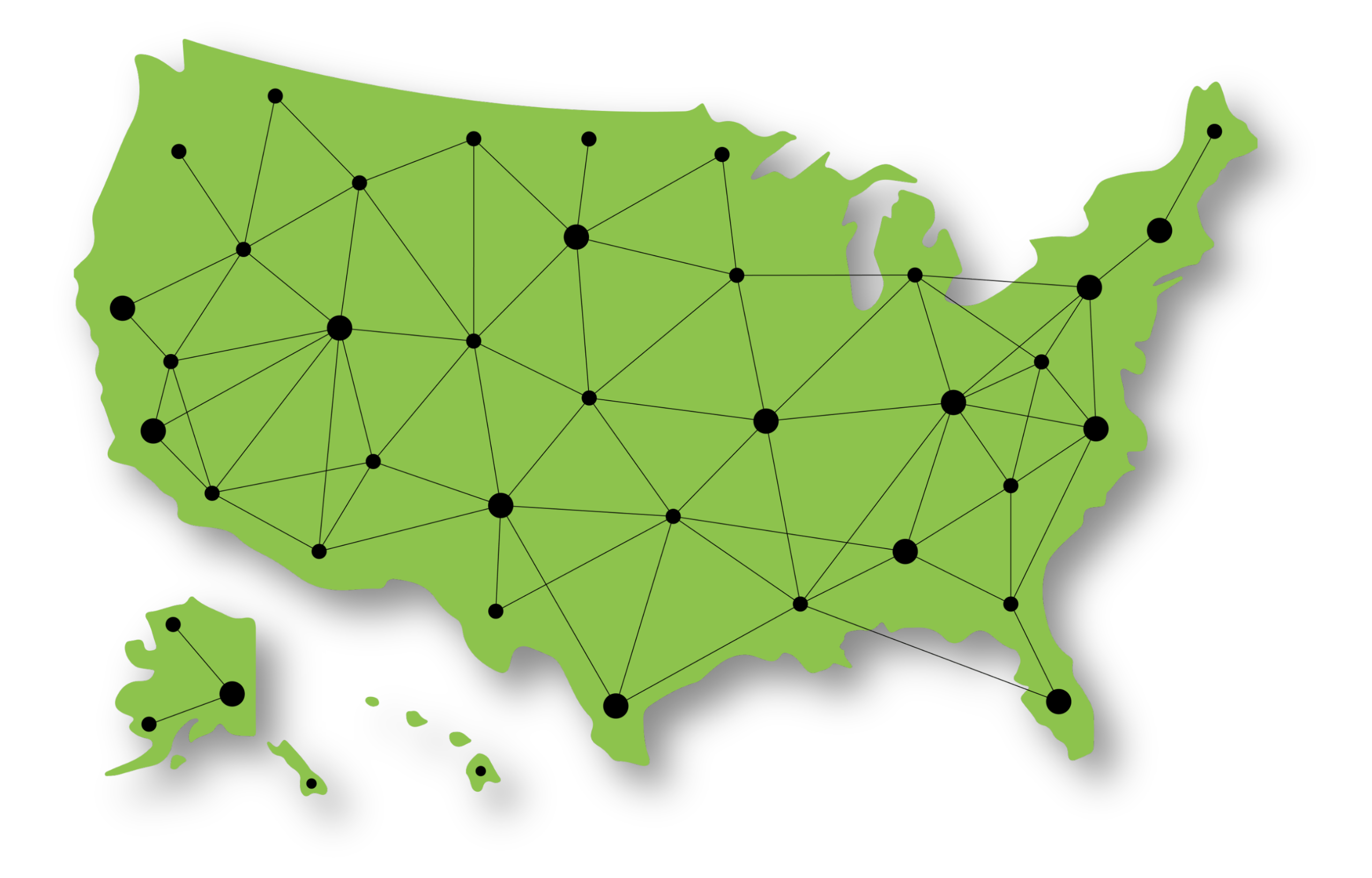 Smart Texting and alerts network map
