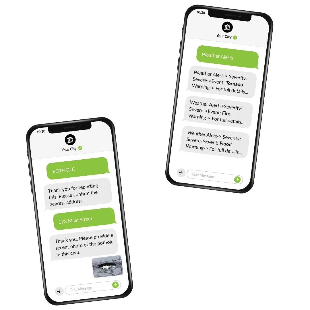 TextMyGov Alerts and Reporting